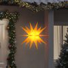 vidaXL Lumi&egrave;res de No&euml;l avec LED 3 pcs pliable jaune 100 cm