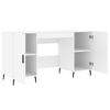 vidaXL Bureau blanc 140x50x75 cm bois d'ing&eacute;nierie