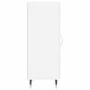 vidaXL Buffet Blanc brillant 34,5x34x90 cm Bois d'ingénierie