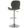 vidaXL Tabourets de bar lot de 2 gris foncé velours