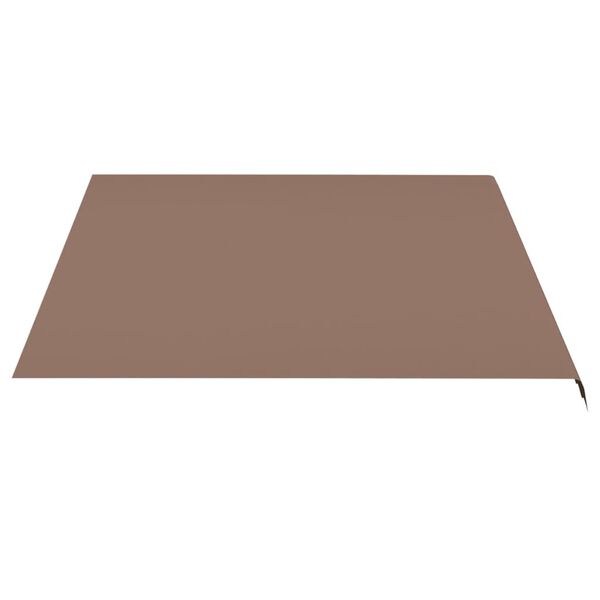 vidaXL Tissu de remplacement pour auvent Marron 4,5x3,5 m