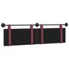 vidaXL T&ecirc;te de lit suspendue Uni Bordeaux 190 x 55 x 5 cm tissu