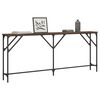 vidaXL Table console chêne marron 180x23x75 cm bois d'ingénierie