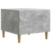 vidaXL Table basse Gris b&eacute;ton 50 x 49 x 40 cm Bois d'ing&eacute;nierie