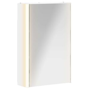 vidaXL Armoire Miroir de Salle de Bain Blanc 33 x 11,5 x 50 cm