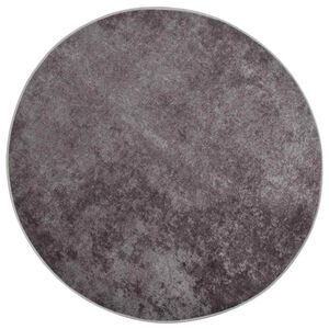vidaXL Tapis lavable &phi;120 cm gris