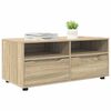 vidaXL Meuble TV Ch&ecirc;ne Sonoma 100 x 48 x 43 cm Bois d'ing&eacute;nierie