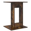 vidaXL Table d'appoint Ch&ecirc;ne fum&eacute; 45 x 40 x 62,5 cm Bois d'ing&eacute;nierie