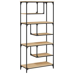 vidaXL Biblioth&egrave;que ch&ecirc;ne sonoma 81x36x176 cm bois d'ing&eacute;nierie