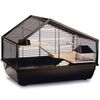 Beeztees Cage pour rongeurs Boas Noir 58x38x43,5 cm M&eacute;tal