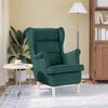 vidaXL Fauteuil vert foncé 74x84x100 cm tissu