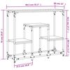 vidaXL Table console noir 89,5x28x76 cm bois d'ingénierie