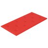 vidaXL Panneaux muraux 12 pcs Rouge 60x30 cm Similicuir 2,16 m²