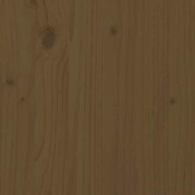 vidaXL Cadre de lit Marron miel Bois de pin massif 200x200 cm