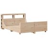vidaXL Cadre de lit sans matelas 135x190 cm bois de pin massif