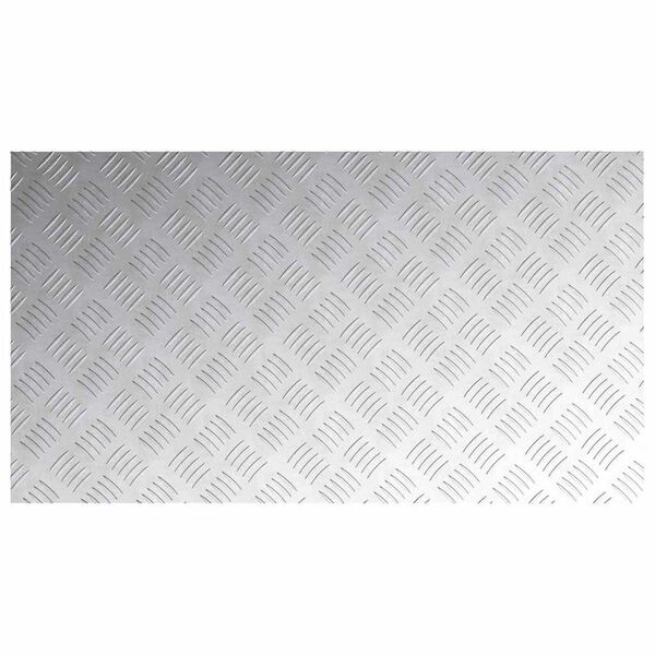 vidaXL Nez de marche Rectangulaire 4 pcs Argenté 90 x 50 cm Aluminium