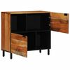 vidaXL Buffet Naturel 80 x 33,5 x 75 cm Bois d'Acacia Massif