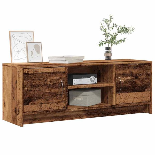 vidaXL Meuble TV vieux bois 102x30x37,5 cm bois d'ing&eacute;nierie