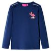 T-shirt enfants &agrave; manches longues bleu marine 104