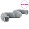 vidaXL Conduit d'&eacute;chappement PVC 6 m &Oslash;15 cm