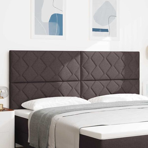 vidaXL T&ecirc;te de lit Gris clair 200 cm tissu