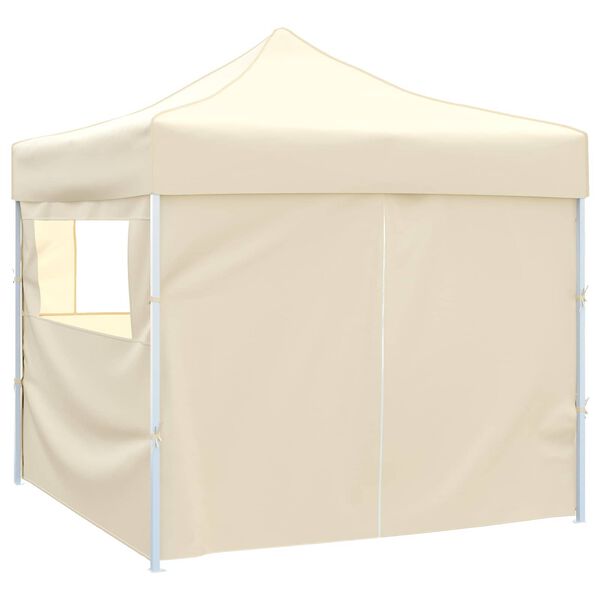 vidaXL Tente de f&ecirc;te Cr&egrave;me 291 x 291 x 315 cm Tissu Oxford