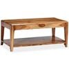 vidaXL Table basse Bois massif 88x50x38 cm