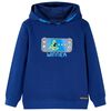 Sweatshirt &agrave; capuche pour enfant bleu fonc&eacute; 104