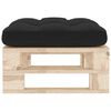 vidaXL Pouf palette de jardin bois de pin impr&eacute;gn&eacute;