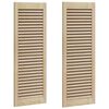 vidaXL Porte de Cabinet avec porte 2 pcs Naturel 110 x 2,1 x 39,5 cm