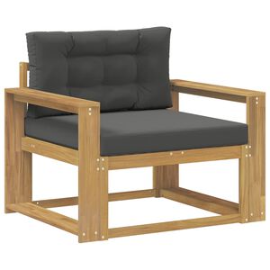 vidaXL Sofa de milieu ext&eacute;rieur Polyester Blanc