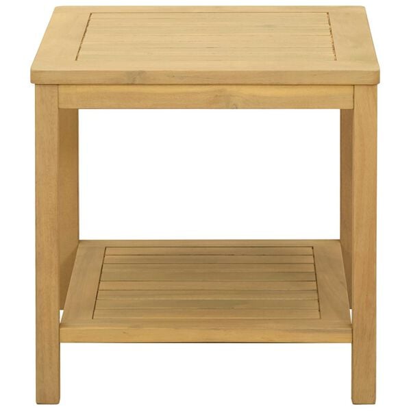 vidaXL Table d'appoint Huile Naturelle 45 x 45 x 45 cm