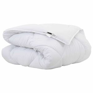 vidaXL Duvet d'hiver Blanc 240 x 222 x 5 cm Polyester