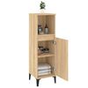 vidaXL Armoire salle de bain ch&ecirc;ne sonoma 30x30x100 cm