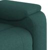 vidaXL Fauteuil inclinable Vert foncé Tissu