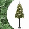 vidaXL Sapin de No&euml;l artificiel articul&eacute; avec boules 120 cm 150 LED