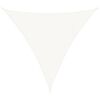 vidaXL Voile d'ombrage 160 g/m&sup2; Blanc 4x4x4 m PEHD