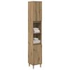 vidaXL Armoire de salle de bain chêne artisanal 30x30x190 cm