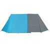 vidaXL Tente de camping 3 personnes bleu imperm&eacute;able
