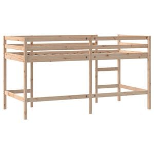 vidaXL Lit mezzanine d'enfants sans matelas avec &eacute;chelle 80x200 cm