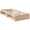 vidaXL Lit de jour sans matelas 90x190 cm bois de pin massif