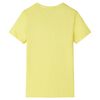 T-shirt pour enfants jaune 128