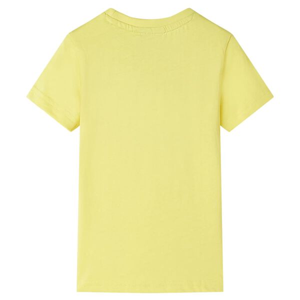 T-shirt pour enfants jaune 128
