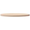 vidaXL Dessus de table 60x30x2,5 cm bois de pin massif ovale