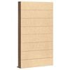 vidaXL Armoire &agrave; CD Ch&ecirc;ne marron 102x23x177,5 cm Bois d'ing&eacute;nierie