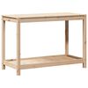 vidaXL Table de rempotage avec &eacute;tag&egrave;re 108x50x75 cm bois massif de pin