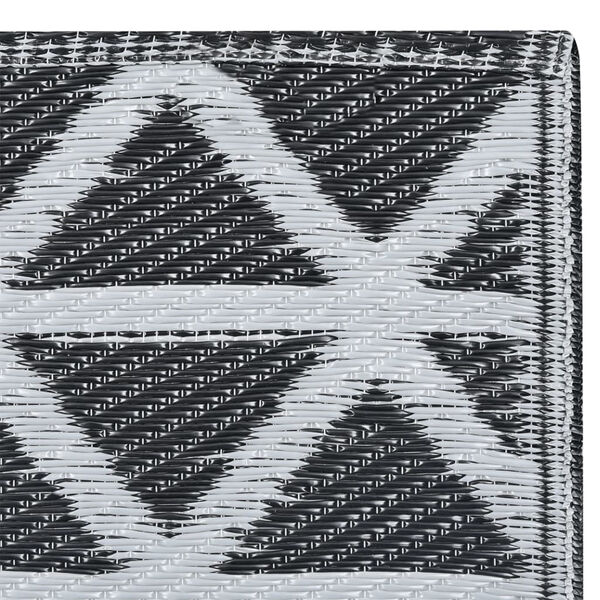 vidaXL Tapis d'extérieur ARAKIL Noir 190x290 cm PP