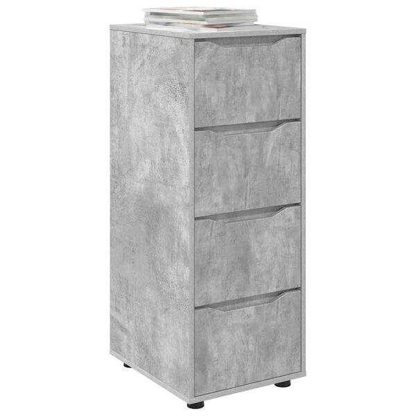 vidaXL Armoire de rangement Gris b&eacute;ton 40 x 48 x 105 cm