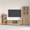 vidaXL Ensemble meuble TV FLORIN Ch&ecirc;ne artisanal Bois d'ing&eacute;nierie
