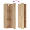 vidaXL Meuble TV Ch&ecirc;ne sonoma 30,5x30x110 cm Bois d&rsquo;ing&eacute;nierie